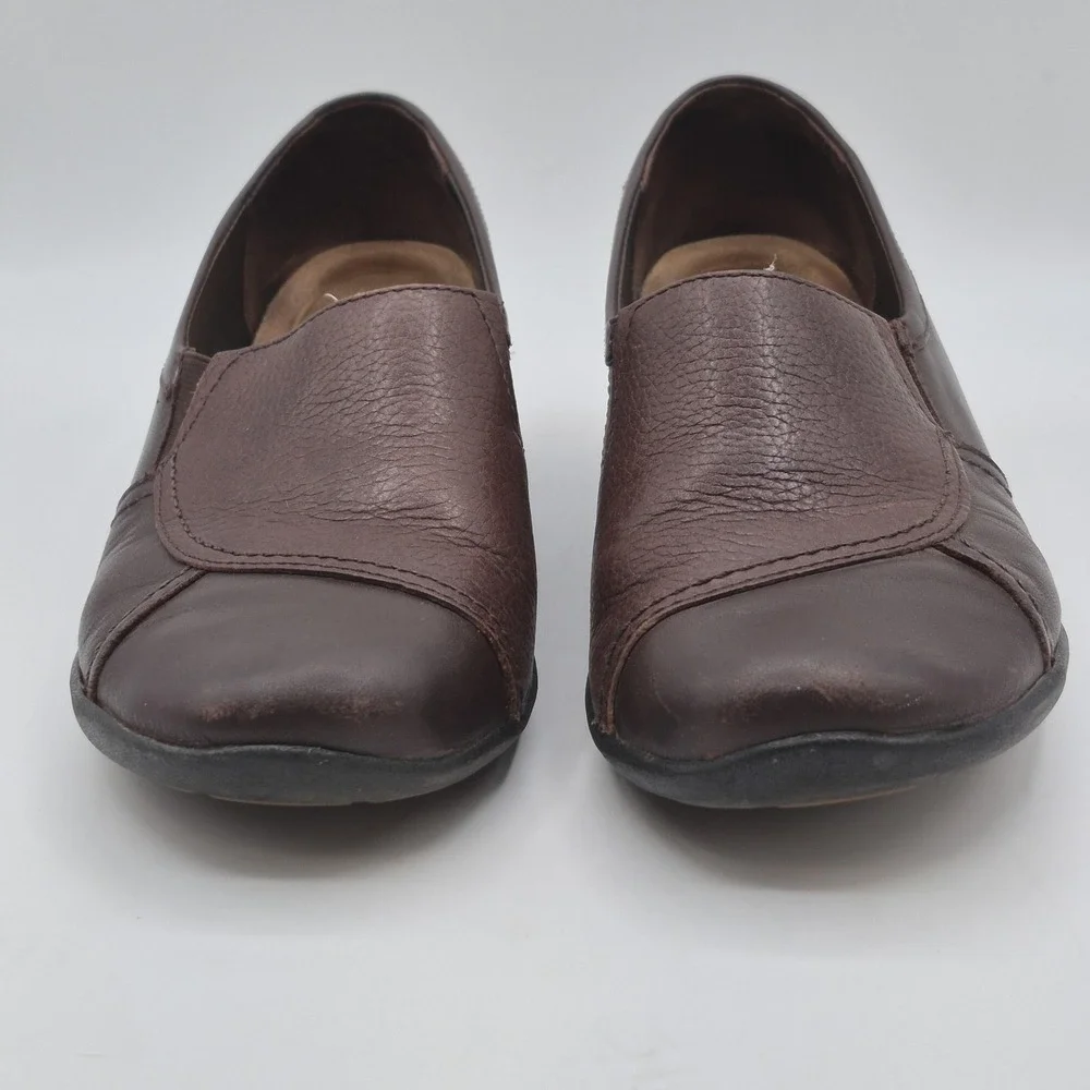 Hush Puppies Shoes Womens Size 6.5‎ Brown Leather Slip-On Comfort g Zero Loafer - Picture 6 of 14